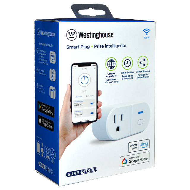 Westinghouse 94031 Sure Series Wi-Fi Dual-Outlet Outdoor Smart Plug